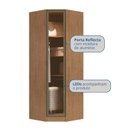 Ver imagem 7 de Guarda-Roupa Canto Oblíquo 1 Porta 100% MDF Requinte+