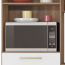 Ver imagem 5 de Kit Cozinha Compacta 6 Portas 2 Gavetas Harmonia D02 Amendola/Branco - Mpozenato