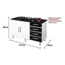 Ver imagem 1 de Balcão Gabinete Canadá para Cooktop 5 Bocas 4 Gavetas Bpm Passe Bem