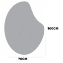 Ver imagem 6 de Espelho Organico Grande 100 x 70 Moderno Lapidado com Suporte