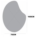 Ver imagem 5 de Espelho Organico Grande 100 X 70 Moderno Lapidado com Suporte