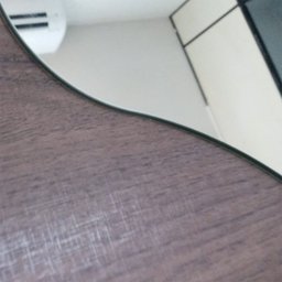 Espelho Organico Grande 100 X 70 Moderno Lapidado com Suporte - 3