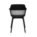 Ver imagem 3 de Kit 2 Cadeiras Polipropileno Marcela Preta Cozinha Jantar