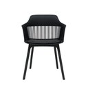 Ver imagem 5 de Kit 2 Cadeiras Polipropileno Marcela Preta Cozinha Jantar