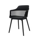 Ver imagem 6 de Kit 2 Cadeiras Polipropileno Marcela Preta Cozinha Jantar