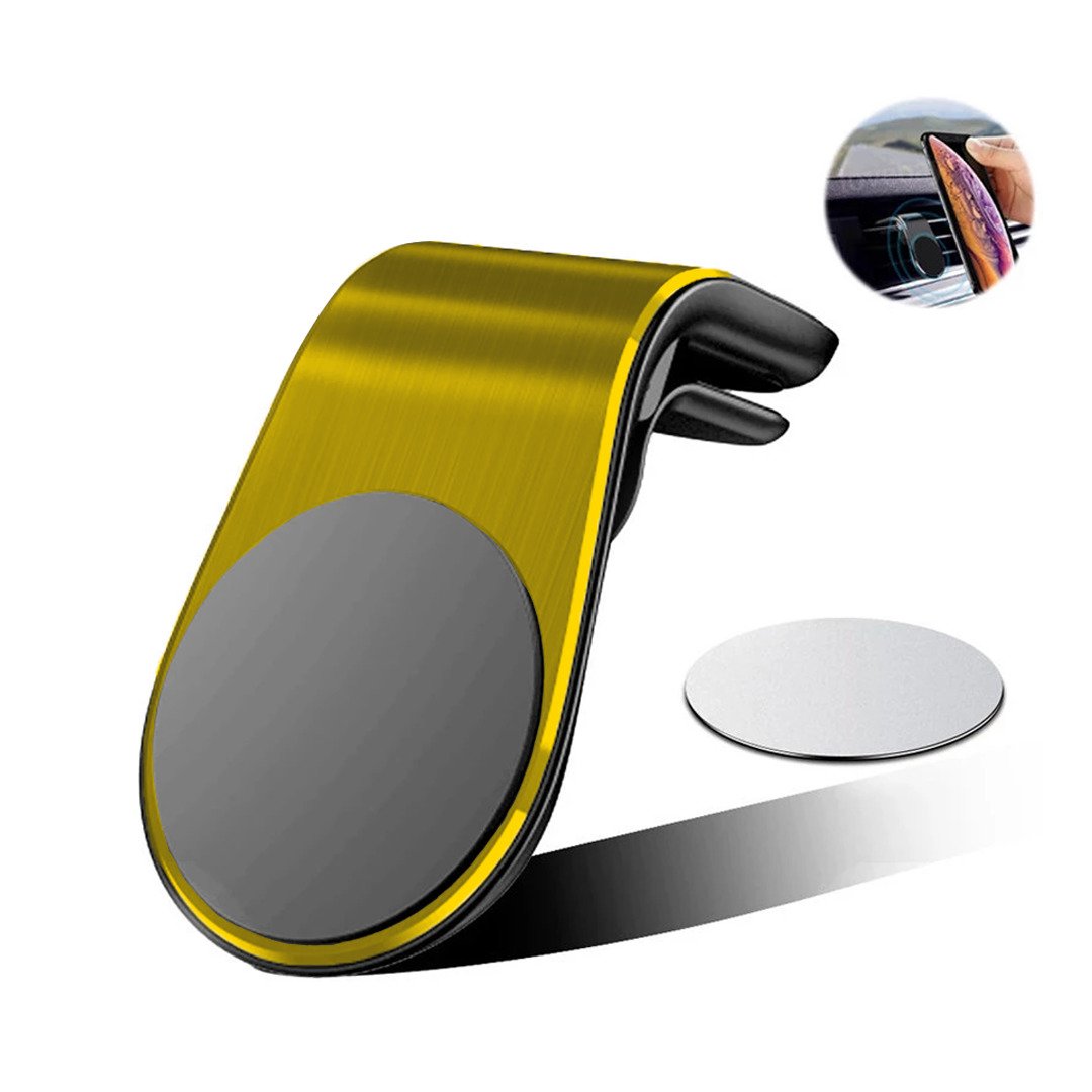 Suporte Adaptador Magnético Veicular Universal Clip Car Holder Para