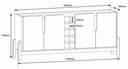 Ver imagem 4 de Buffet Lizz com Adega 190cm Off White Cedro Casa D