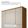 Guarda-roupa 4 Portas 3 Gavetas 100% Mdf Urbano - 14