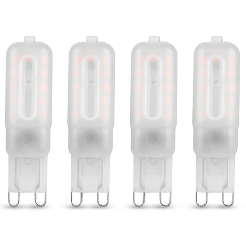 10 Lâmpadas Led Halopin G9 9w Alta Performance Brilho 110v Branco Frio