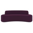 Ver imagem 5 de Sofá 5 Lugares Sala de Estar Cancún D02 Veludo Roxo 300 cm C-292 - Lyam Decor