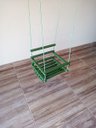 Ver imagem 3 de Balanço Gangorra Infantil Madeira 35x35 Verde Suporta 80kg
