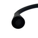 Ver imagem 3 de Torneira Misturador Parede Flexível Luxo Preto Fosco 1/4V