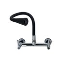 Ver imagem 2 de Torneira Misturador Parede Flexível Luxo Preto Fosco 1/4V