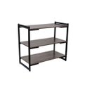 Ver imagem 1 de Estante 3 Prateleiras Slim Preto/Marromle