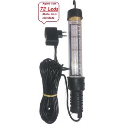 Pendente de Luz p/ Oficinas 72 Leds fio PP 10 mts BIVOLT - 5