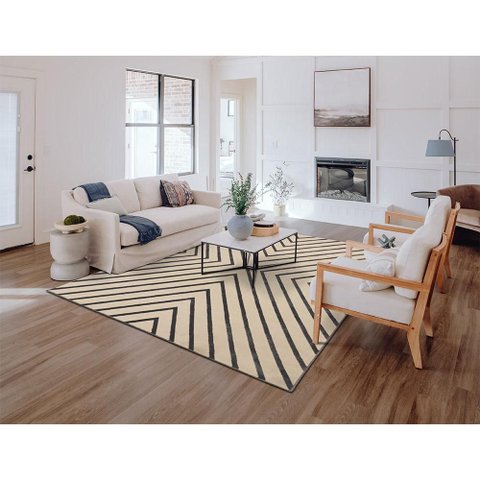 Tapete Lyre Carbon 200x250cm Tapetes São Carlos