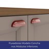 Cozinha Modulada Completa 4 Peças 9 Portas 2 Gavetas Unna - 8