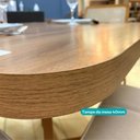 Ver imagem 5 de Conjunto Sala de Jantar 6 Cadeiras San Paolo Carraro Nogal Preto