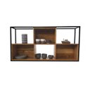 Ver imagem 2 de Prateleira Industrial com Nicho Teca Grande