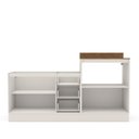 Ver imagem 5 de Cozinha Completa 2 Peças com Rodapé 115,5x200cm Off White Branco Yescasa