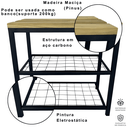 Ver mais imagens de Sapateira Banco Strassis Design Sd-5001-50 Preta