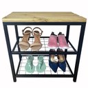 Ver imagem 2 de Sapateira Banco Strassis Design Sd-5001-50 Preta