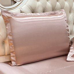 Jogo de Cama Lençol Casal Luxo Charmousse 4 Peças - Rosê - 2