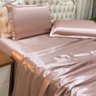 Jogo de Cama Lençol Casal Luxo Charmousse 4 Peças - Rosê - 3