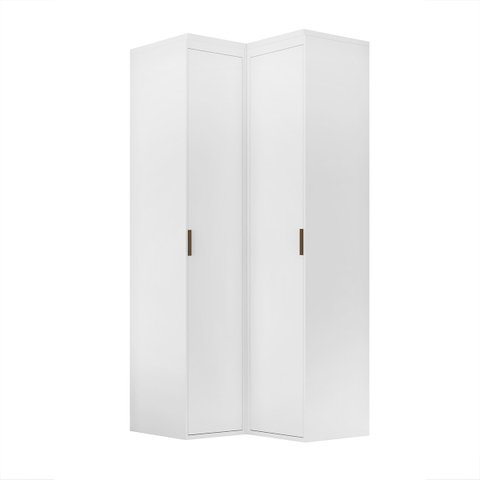 Guarda Roupa de Canto 2 Portas Mdf Spacios Belmax:branco