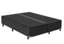 Ver imagem 2 de Cama Box Queen Colchão Mola Ensacada Belos Sonhos + Box Sintético 64x158x198:Preto