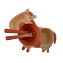 Ver imagem 2 de Kit Refeição Infantil Prato Talheres Tijelinha Criança Bebê Papinha Marrom