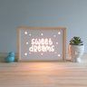 Luminária Quarto Bebê de Mesa Light Box Sweet Dreams Branca - 2