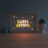 Luminária Quarto Bebê de Mesa Light Box Sweet Dreams Branca - 3
