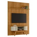 Ver imagem 1 de Rack Bancada com Painel Silverstone Cumaru/opala para Tv até 75” - Madetec