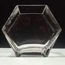 Ver imagem 2 de Vaso Decorativo Enfeite Planta Losango Vidro 10x20x17cm Transparente