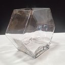 Ver imagem 4 de Vaso Decorativo Enfeite Planta Losango Vidro 10x20x17cm Transparente