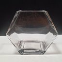 Ver imagem 6 de Vaso Decorativo Enfeite Planta Losango Vidro 10x20x17cm Transparente