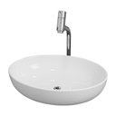 Ver imagem 2 de Cuba Pia Banheiro Luna Torneira DL08 Valvula ABS Branco