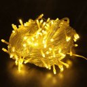 Ver imagem 1 de Pisca Pisca 100 Leds Amarelo Fio Transparente 8 Metros 110V
