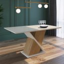 Ver imagem 1 de Mesa Espresso Móveis Branco/Nature/Off White