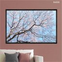 Ver imagem 2 de Quadro Decorativo - Flores Cerejeiras Ceu Azul Flnt099 - Vidro com Impressão Uv - 60x40cm