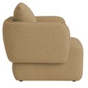 Ver imagem 4 de Poltrona Decorativa Sala de Estar Duna Bouclé Camel - Nexta Casa