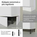 Ver mais imagens de Balcão de Cozinha 50cm 1 Porta (sem Tampo) Branco Stella Madesa