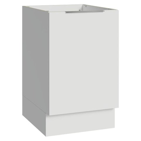 Balcão de Cozinha 50cm 1 Porta (sem Tampo) Branco Stella Madesa
