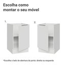 Ver imagem 4 de Balcão de Cozinha 50cm 1 Porta (sem Tampo) Branco Stella Madesa
