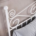 Ver imagem 3 de Cama King em Ferro Clássica Elizabeth:branco