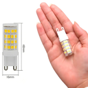 Ver imagem 2 de Kit 10 Lâmpadas de Led Halopin 5w 3000k Branco Quente