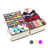 Kit 4x Organizadores de Roupa Íntima Guarda Roupa Gaveta Calcinha Sutiã Meia Cueca Gravata Cachecol  - 1