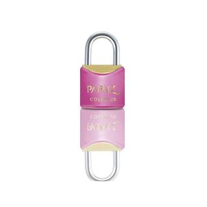 Cadeado com Chave 25mm Latão Rosa Color Line Papaiz