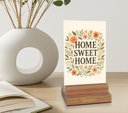 Ver imagem 3 de Placa Decorativa de Mesa Home Sweet Home